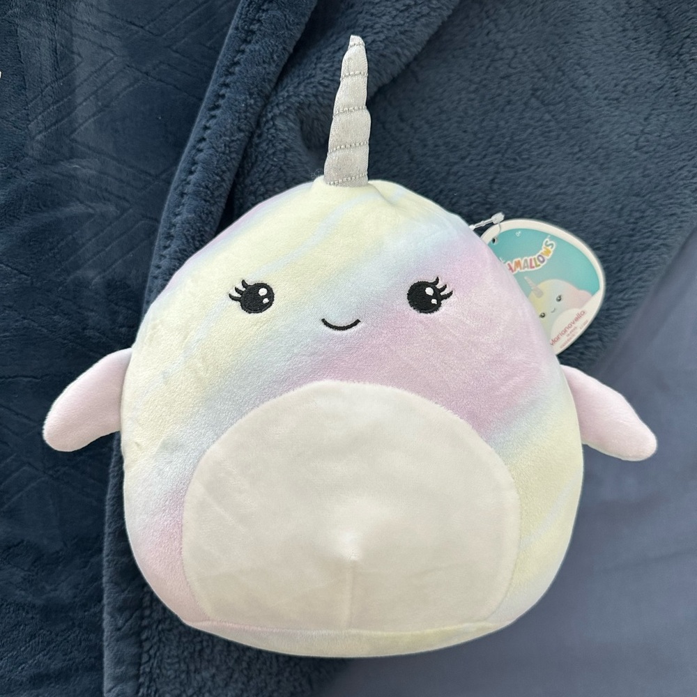 Squishmallows Marianovella the Narwhal Plush